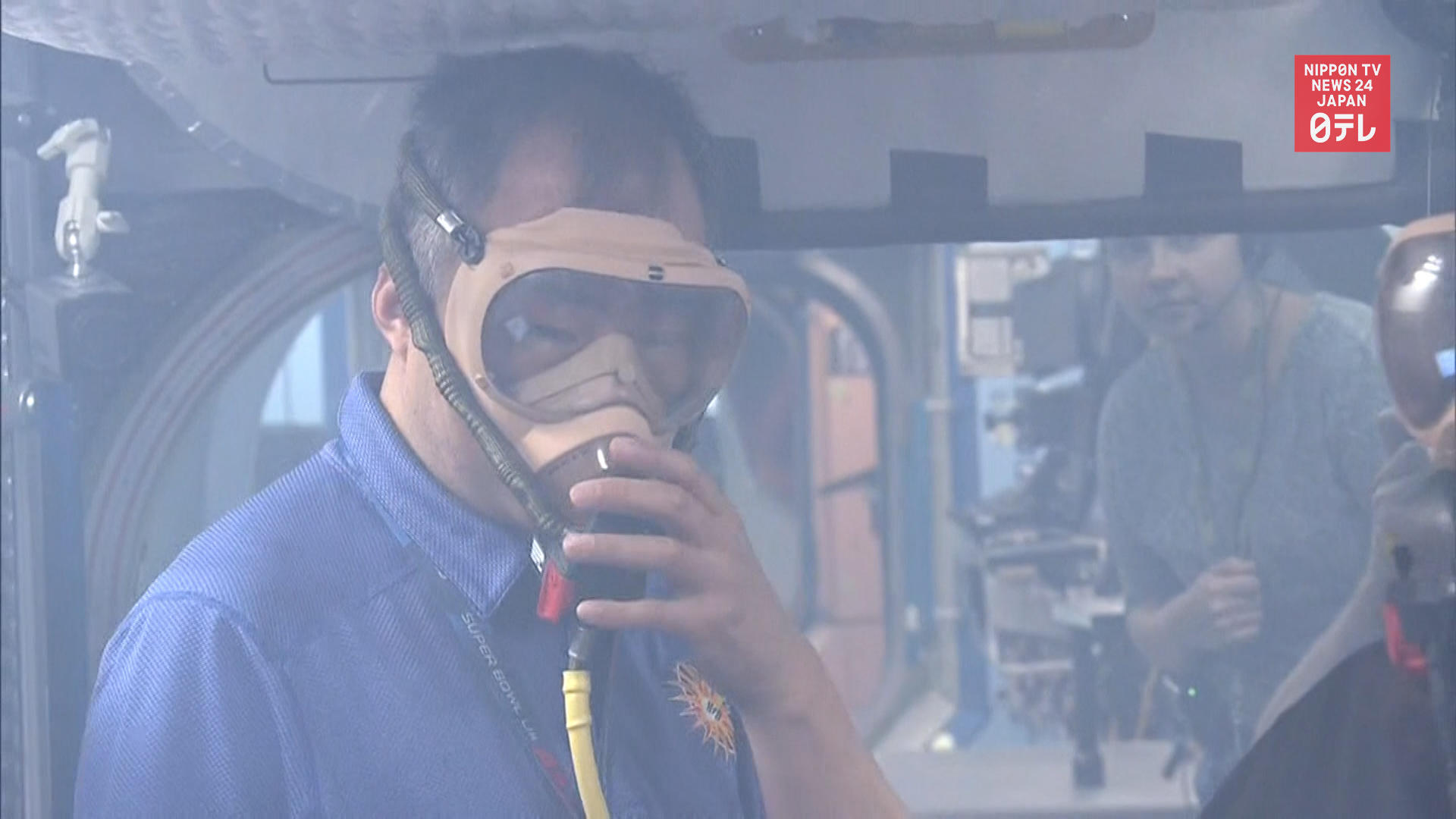 Noguchi prepares for 3rd space flight