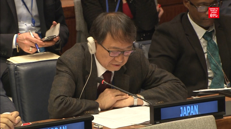 UN adopts Japan's resolution on nuclear abolition