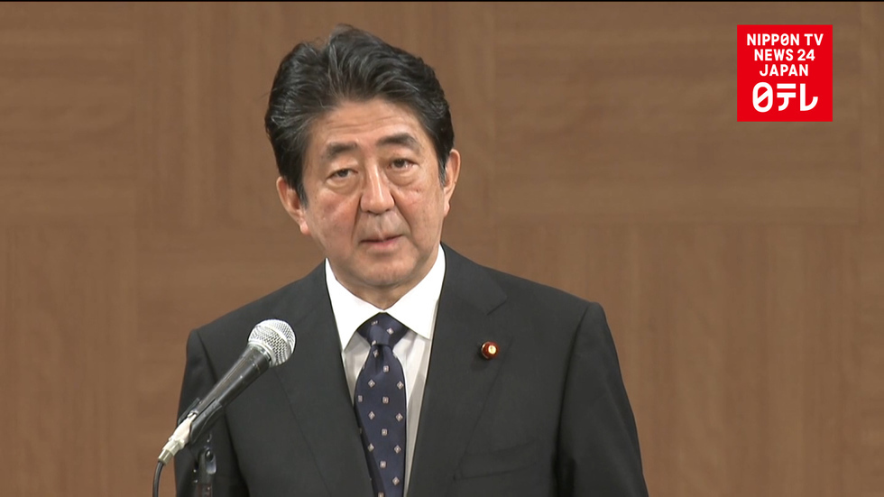 PM Abe Hails new North Korea sanctions