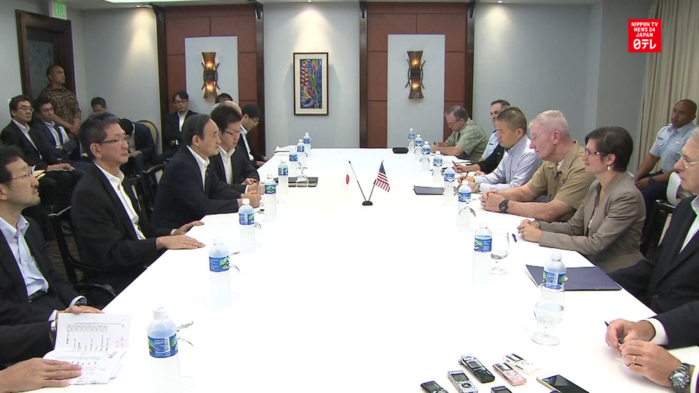 Suga seeks U.S. cooperation