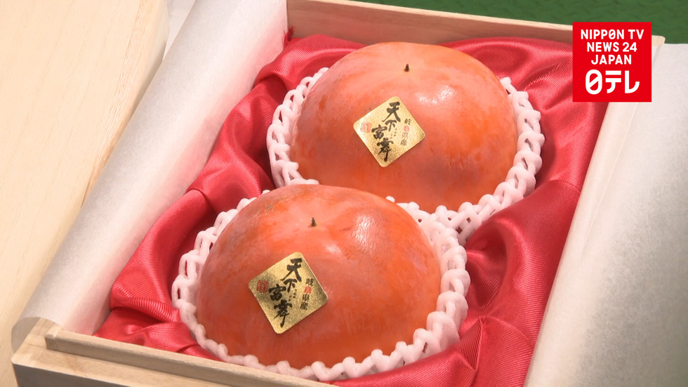 Pricey persimmons fetch record $4,750