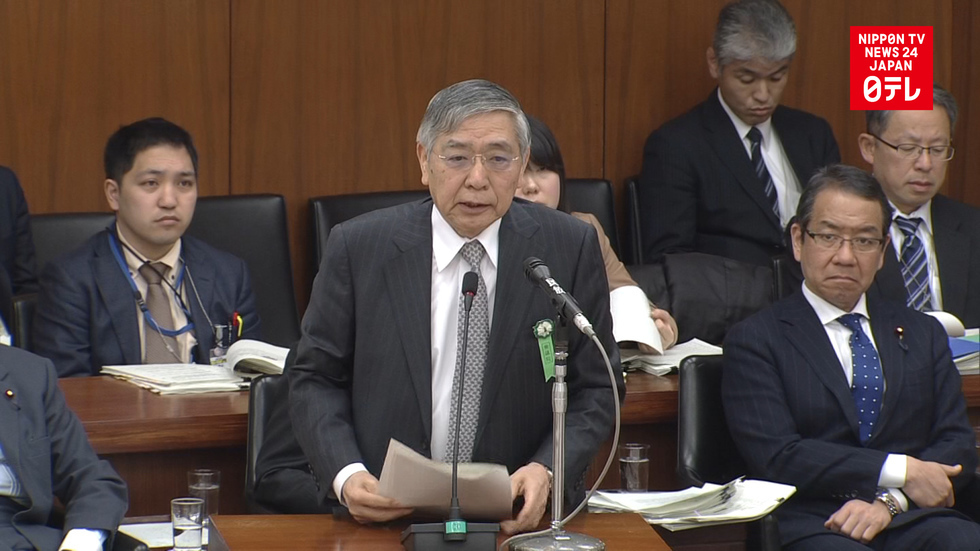 Govt proposes reappointing BOJ top Kuroda