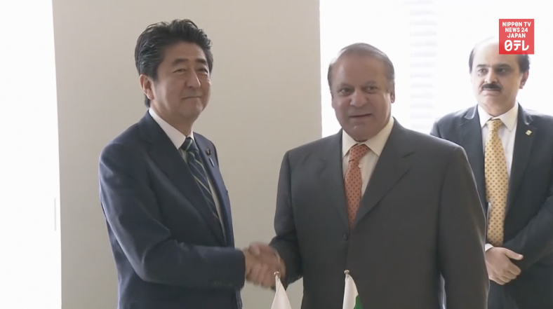 Abe raises North Korean threat in NY