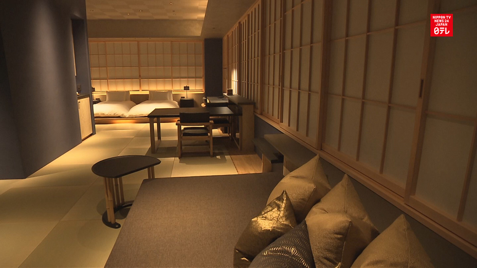 Japanese 'tower' inn opens in downtown Tokyo