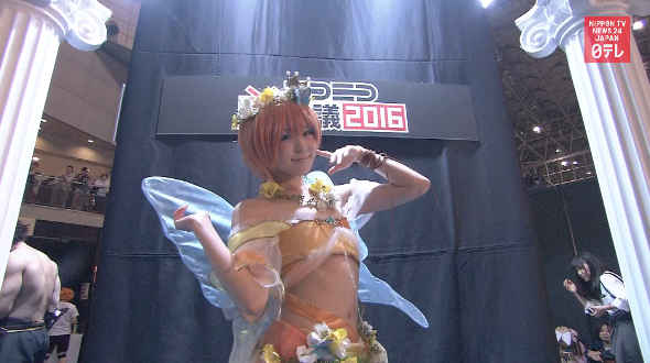 Virtual and real mix at Niconico Chokaigi 