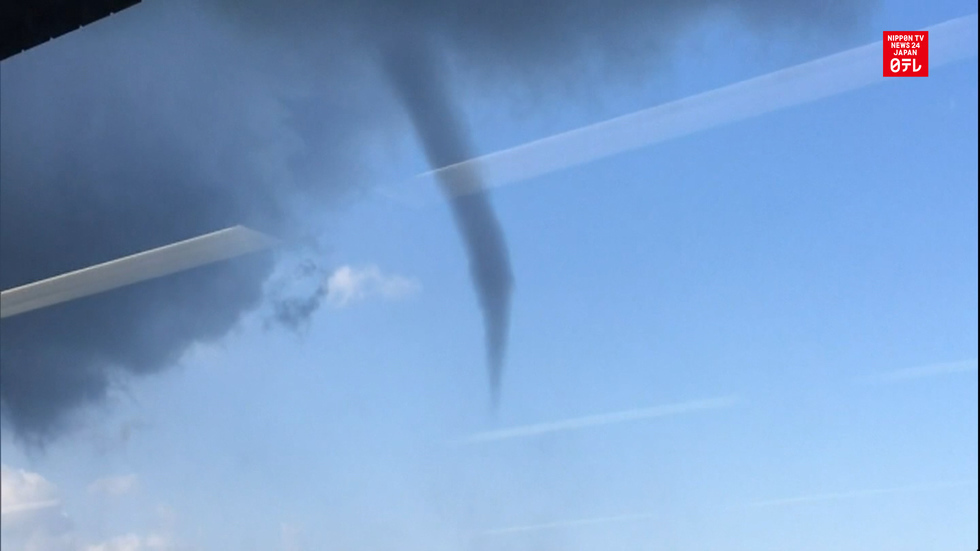 Apparent twister tears through town