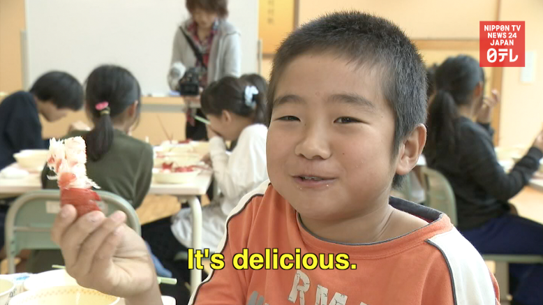 Kids served lobster in nod to local industry 