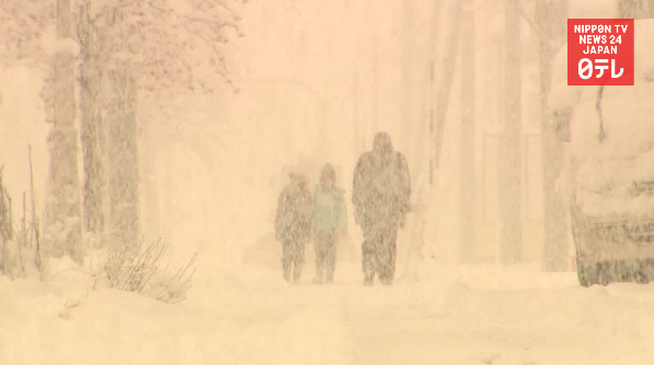 Honshu dusted by first snow 