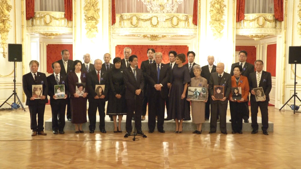 Trump meets families of N. Korean kidnapping victims