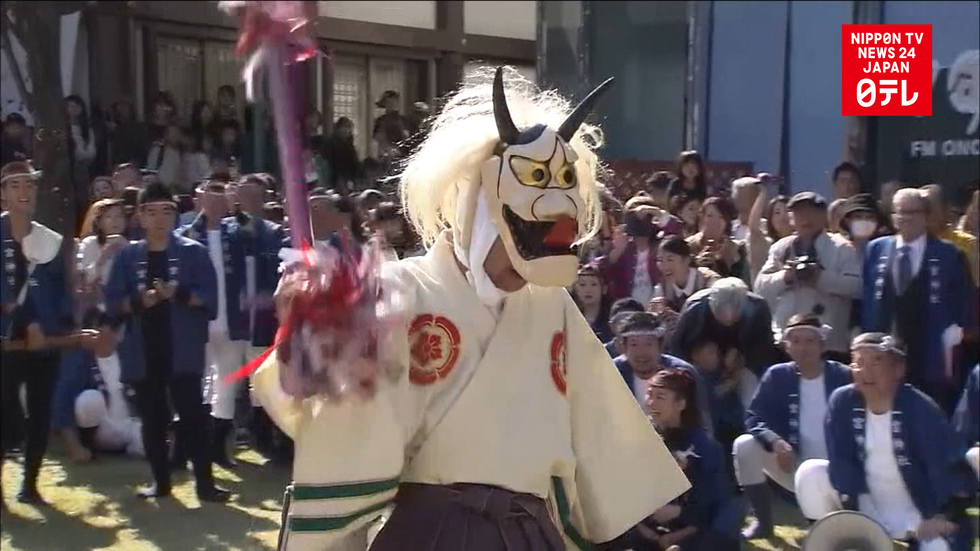 Demon festival enlivens Onomichi in western Japan