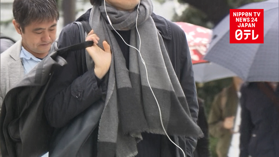 Mercury plummets around Japan