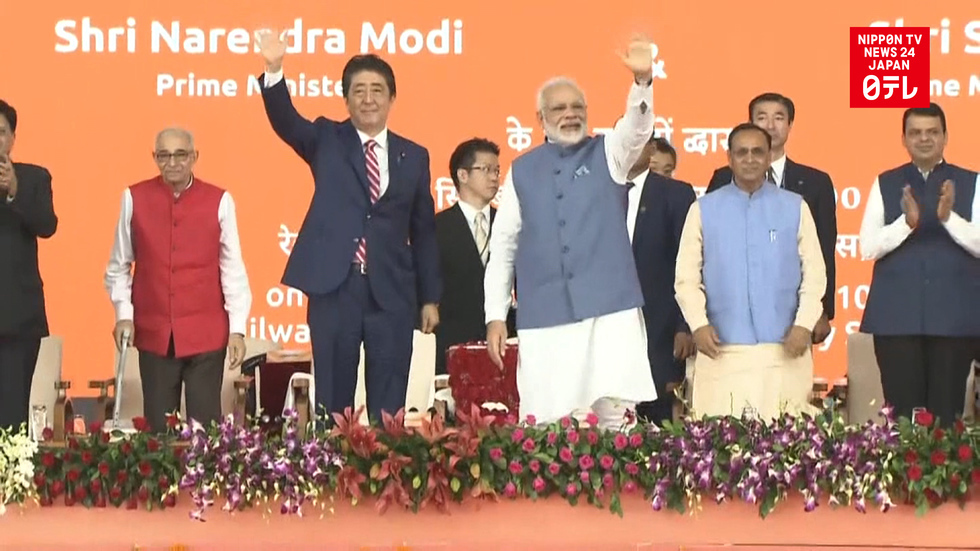 Abe and Modi criticize North Korea