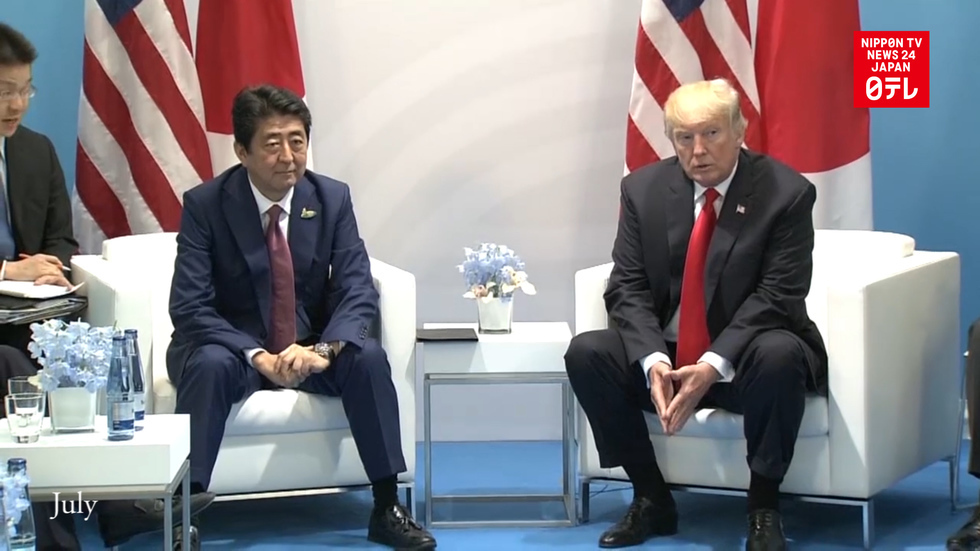 Abe and Trump discuss North Korea