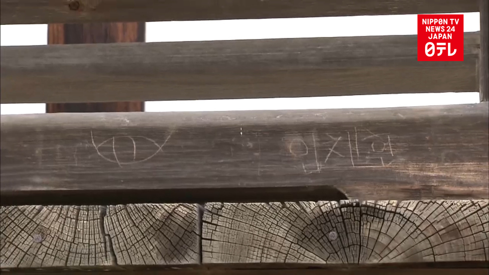 Japan's World Heritage temple vandalized