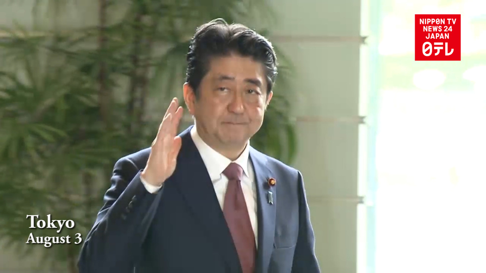 Abe reshuffles Cabinet