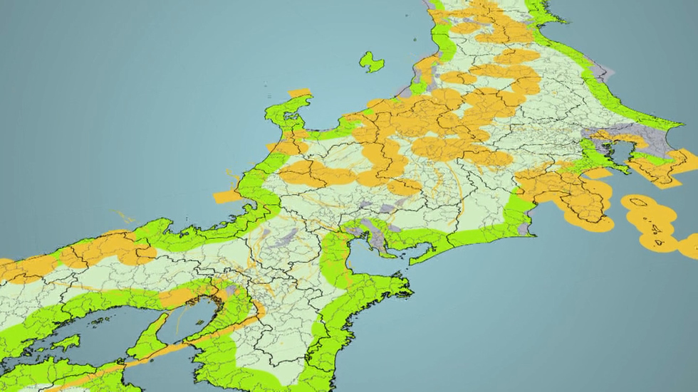 Government creates nuclear waste disposal map