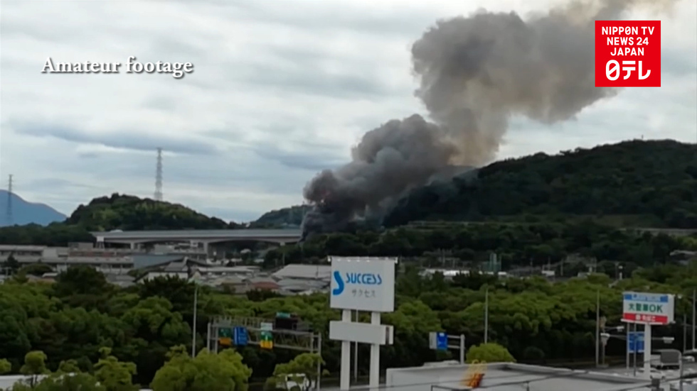 Explosion at fireworks factory injures two