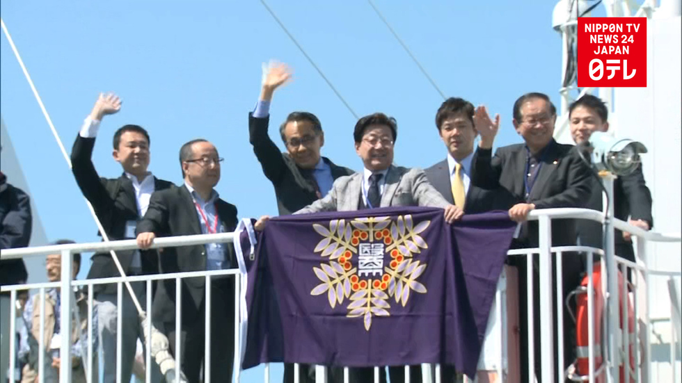 Delegation leaves for disputed Russian-held islands 