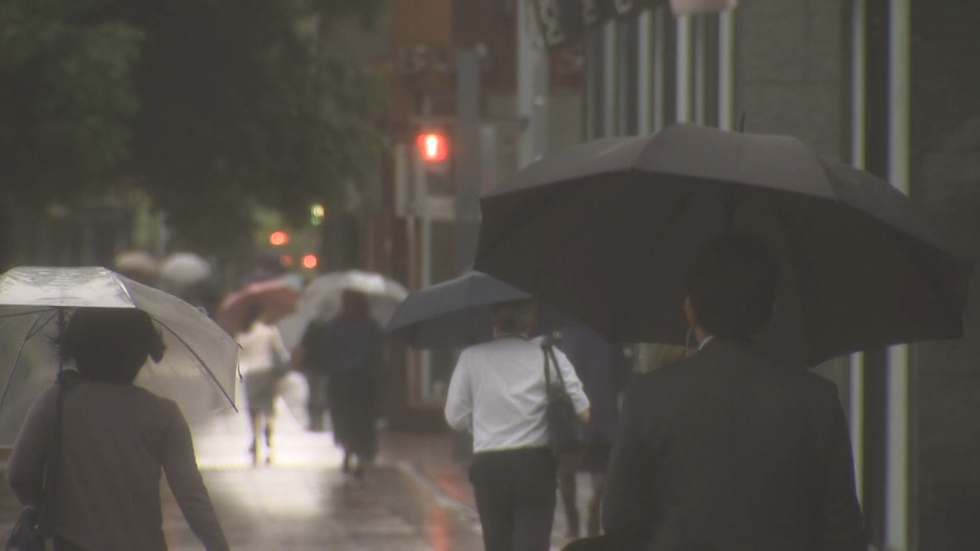Rainy season descends on northern Honshu