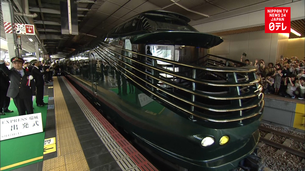 Luxury train launches amid fanfare