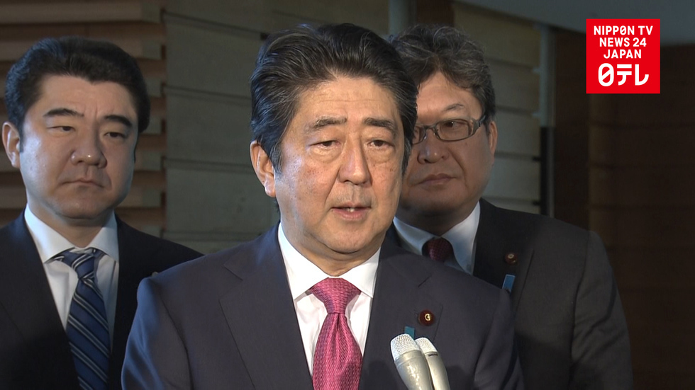 Abe-Trump phone talks on North Korea's missile launch