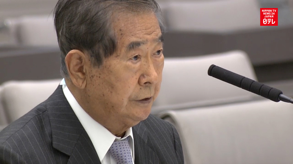 Former Tokyo Governor Ishihara takes responsibility