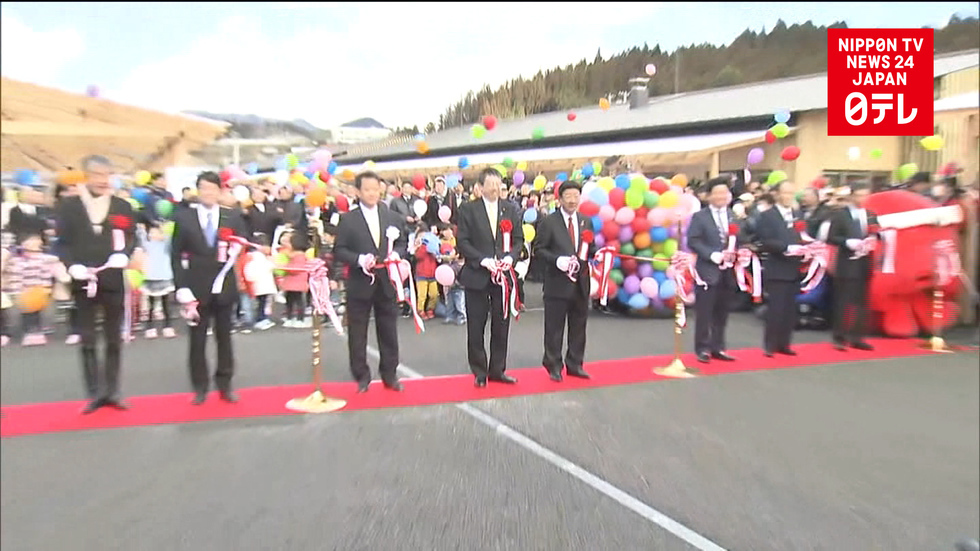 Shopping arcade returns 6 years after 3/11 quake