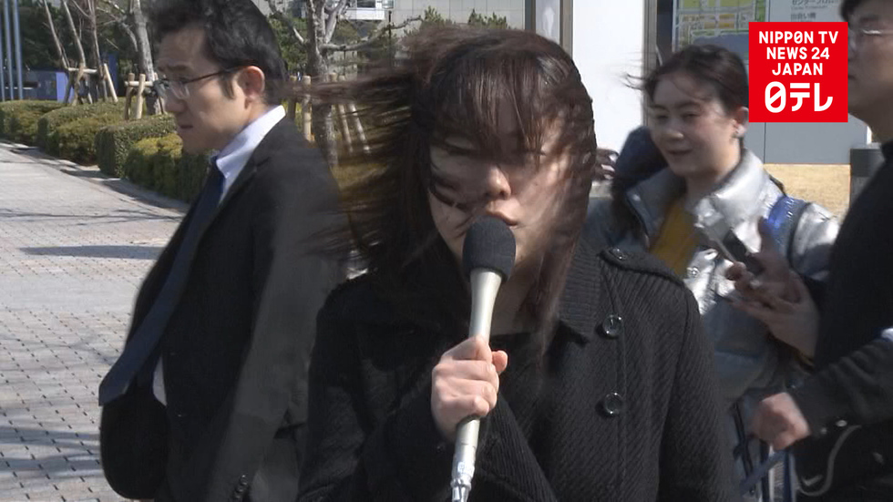 First spring gale strikes Tokyo