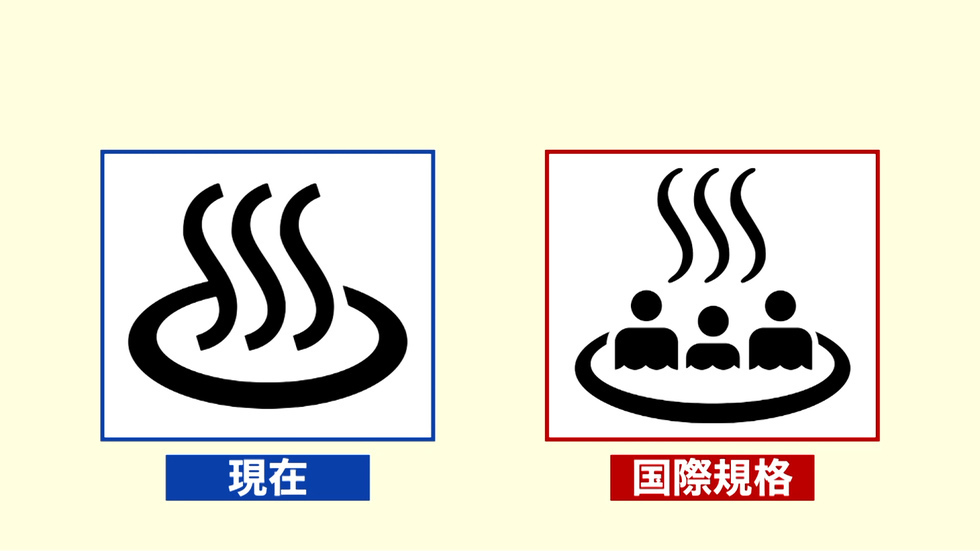 Japan to use two hot springs symbols