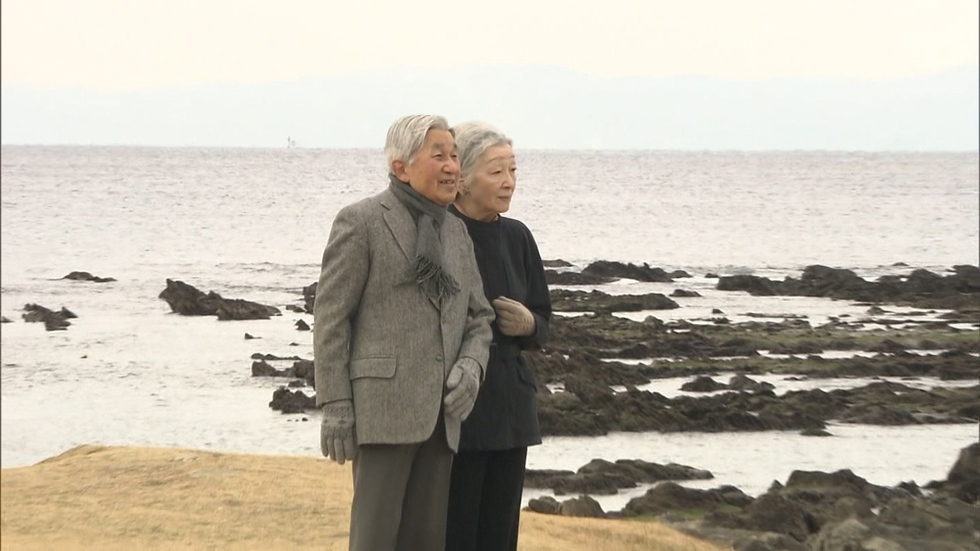 Imperial Couple resting at seaside villa