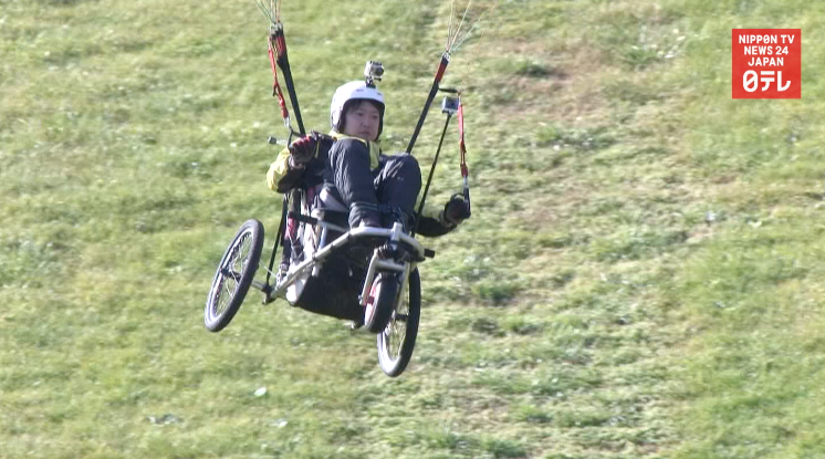 Disabled paraglider inspires 