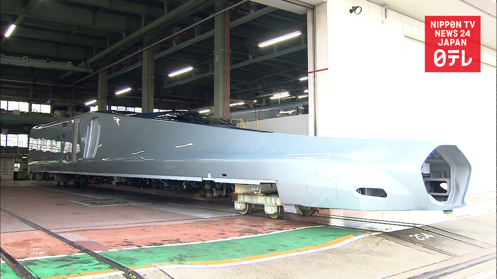 Sneak preview of next gen bullet train