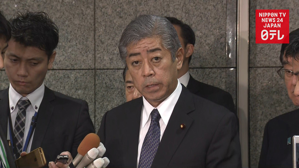 Stray mortar hits car outside training ground