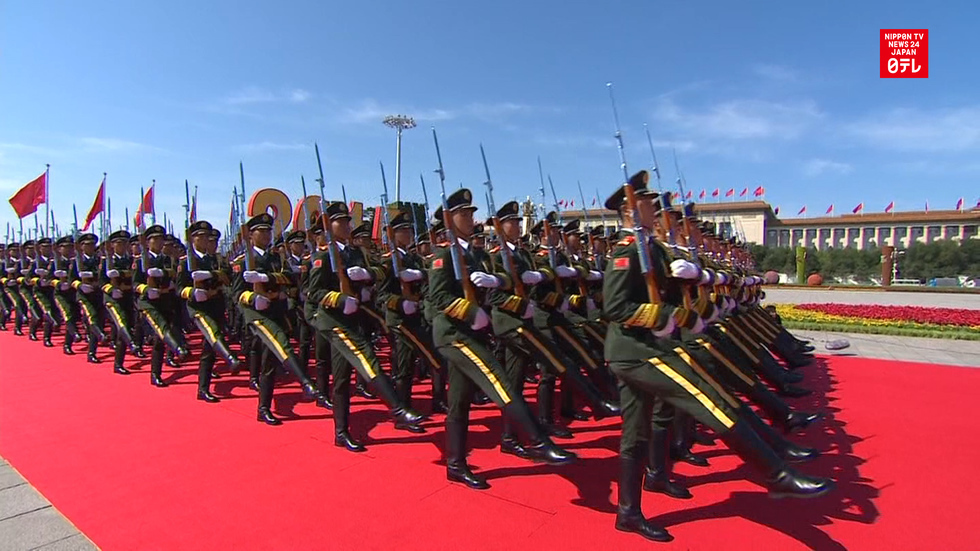 Tiananmen parade draws criticism from Tokyo