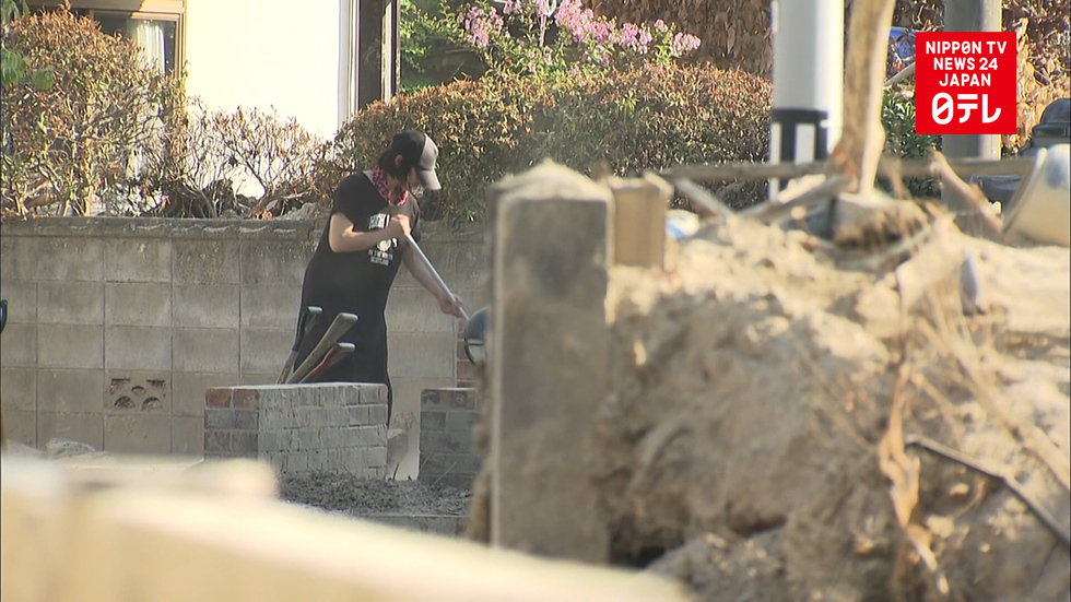 Restoration continues in Hiroshima one month after deadly rainfall