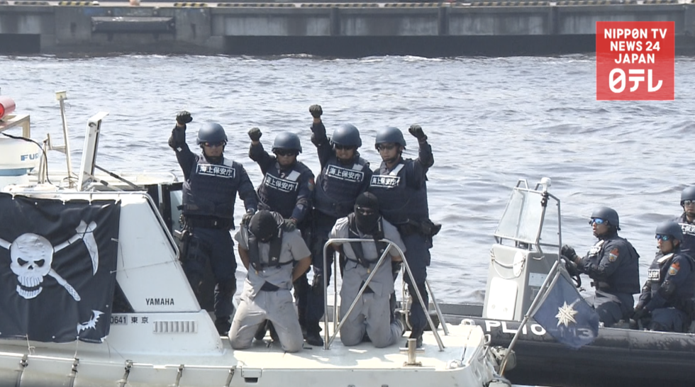 Tokyo police drill attack on Olympics  