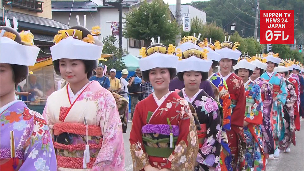 800-year-old festival livens up Fukushima
