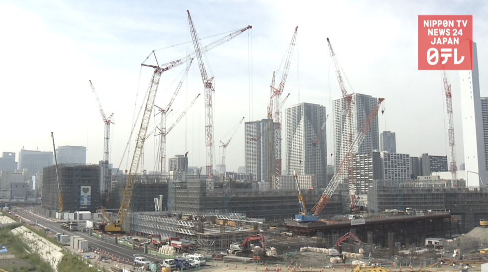 Press tour Tokyo 2020 construction sites  