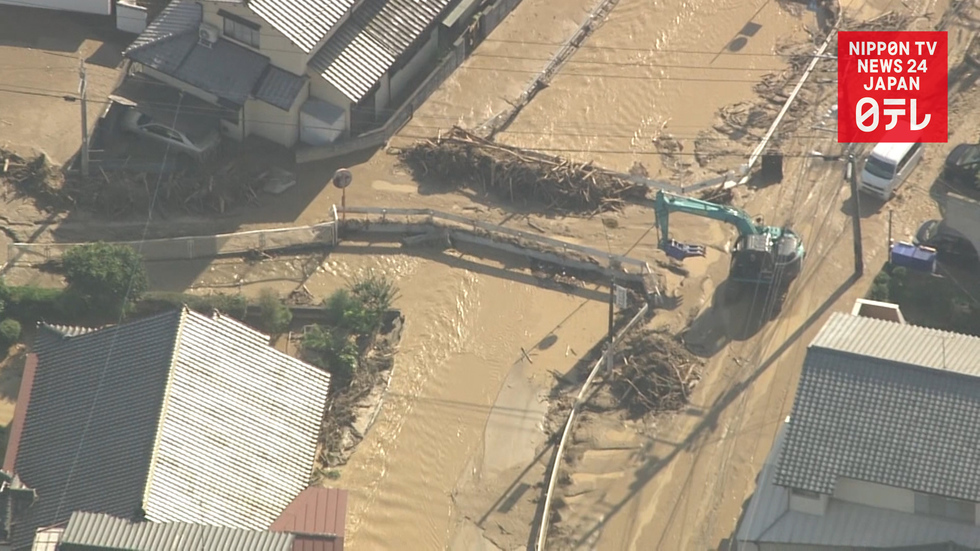 More flooding in Hiroshima as rescue operations continue