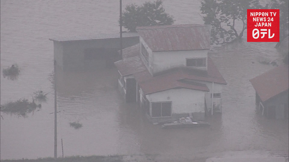 Heavy rain inundates northern Hokkaido