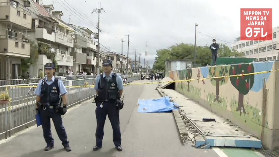 4th victim confirmed in Osaka quake  
