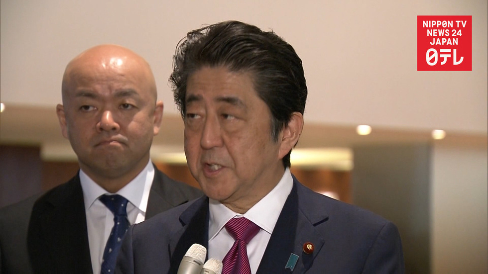 Abe welcomes US-N.Korea summit