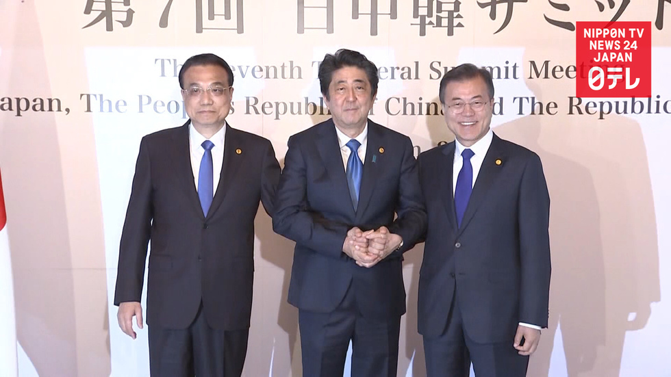3 Asian leaders call for denuclearizing Korean peninsula