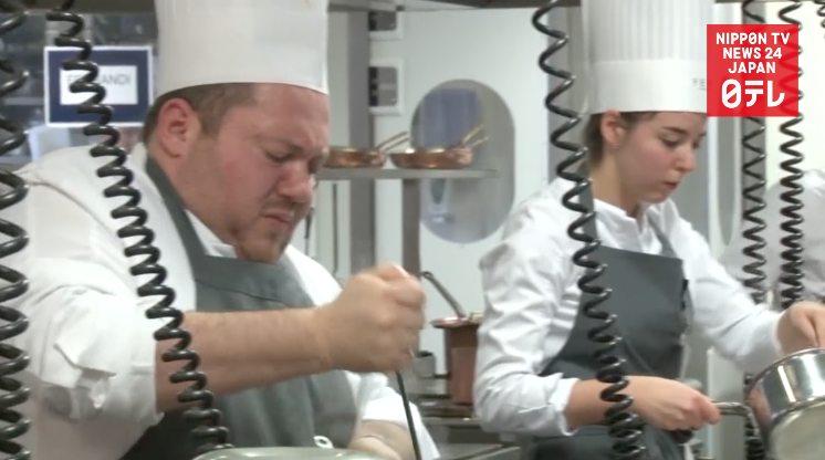 French chefs test skills with Japanese ingredients