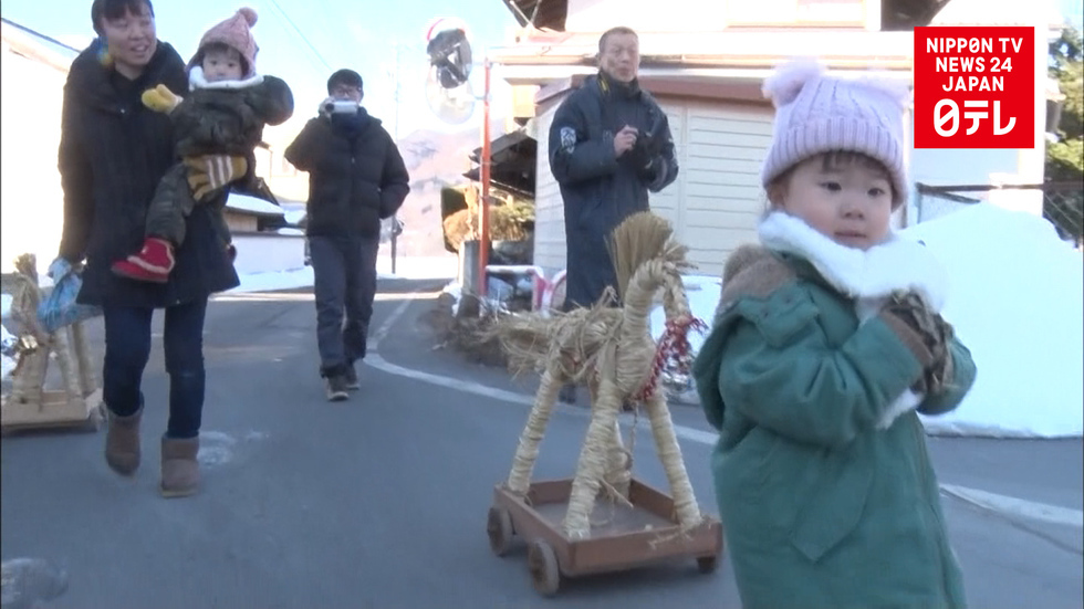 Horse doll festival enlivens Nagano