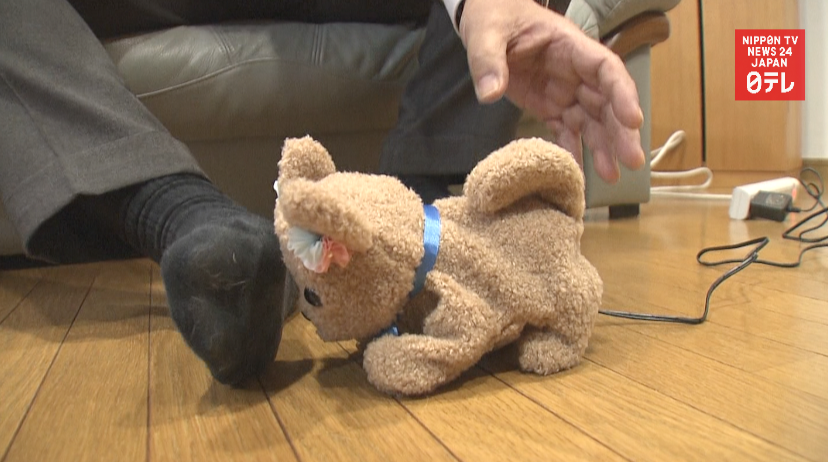 Robot dog Hana vanquishes foot odor 