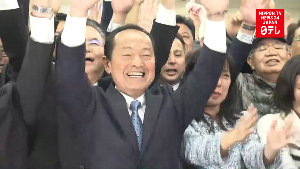 Newcomer beats incumbent in Nago mayoral election