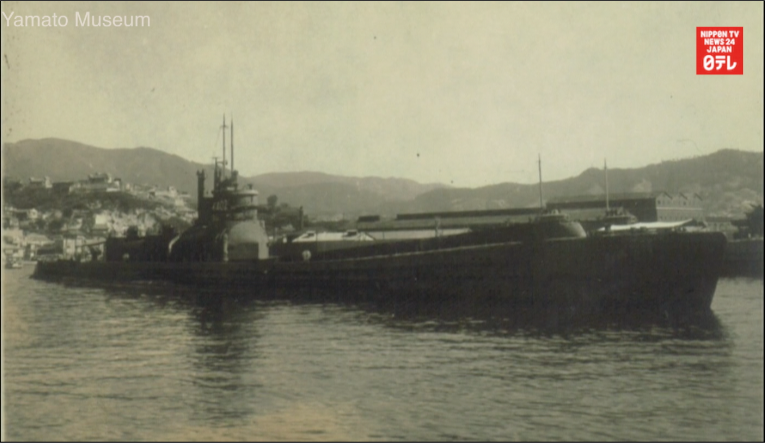 Nippon TV crew finds WWII submarine wreck 