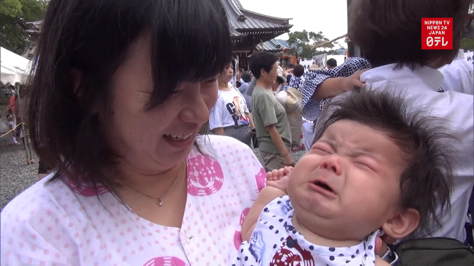 Rolling babies over for health
