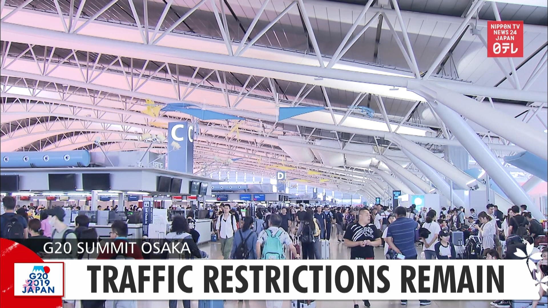 G20: Osaka traffic restrictions remain